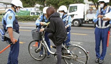Tokyo police get strict on dangerous cycling as accidents soar