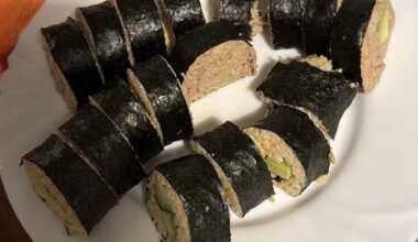 First selfmade sushi