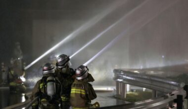 Fire drill conducted on 3rd anniv. of gutted Shuri Castle in Okinawa