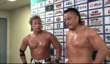 YOSHI-HASHI not calling an ambulance but a hearse for LIJ after murdering them with his words backstage.