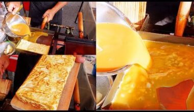 Malaysia Tourist Night Market Found out -JAPANESE OMELETTE Tamagoyaki ダシ...