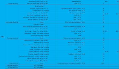 [Itinerary Check] 2 Weeks Mid-March|Tokyo-Hakone-Osaka-Tokyo