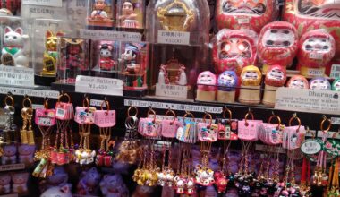 Souvenirs in Nakamise Shopping Street, Asakusa (2019)