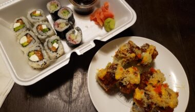 Lunch today from Sushi House in Farmington, MI!