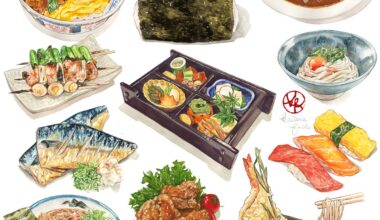 Here are some classic Japanese foods I've illustrated over the years! I can hardly believe I've been living in Japan for nearly 9 years, and painting Japanese food for nearly 5! What are your guys' favorite Japanese foods?