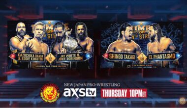 New NJPW on AXS Tv Thurs tonight 10/9c
