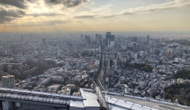 Tokyo outlook from the roof of Mori Tower in Roppongi Hills