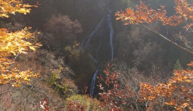 waterfall called Nanatsu-daki @Tamugimata,Tsuruoka,Yamagata