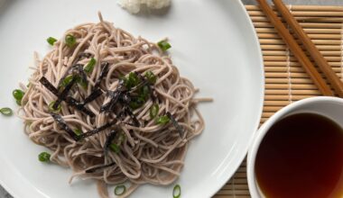 Cold Soba with Dipping Sauce Recipe