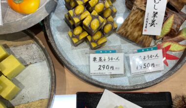 Wagashi display