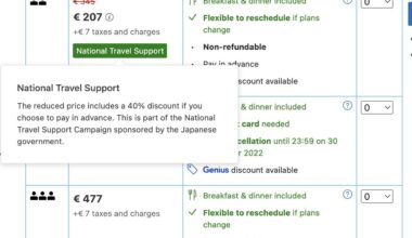 National Travel Support and Booking.com