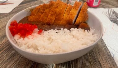 Easily the best Tonkatsu I have ever made. Curry wasn’t bad either!