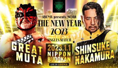 Great Muta vs Shinsuke Nakamura confirmed for 1.1.2023 NOAH show. WK bound?