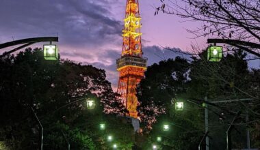 Tokyo Tower taken at Shiba Park