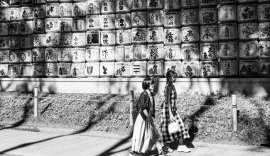 Meiji Jingu Sake Barrels, Tokyo