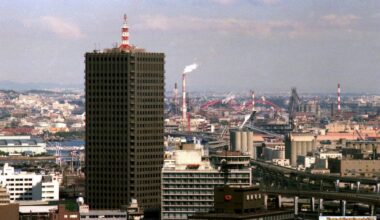 A general view of Kobe, Japan – 1985