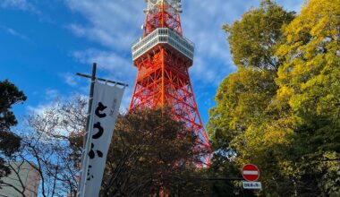 Tokyo tower taken this afternoon.
