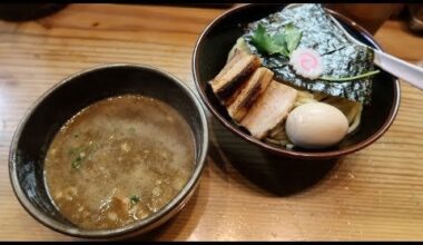 Ginza's Best Thick Tsukemen at Ginza Oborodzuki