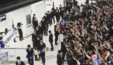 Football: Japan's World Cup stars return home to heroes' welcome