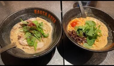 Thai Curry Fusion Ramen at Bassanova in Harajuku