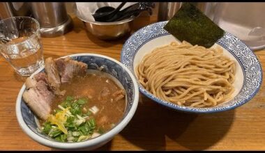 Thick Tsukemen in Shibuya at Dogenzaka Mammoth