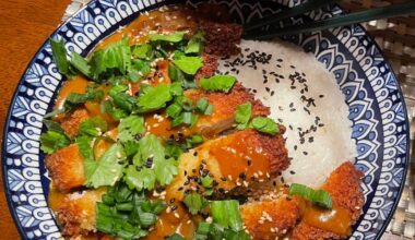 made pork katsu curry