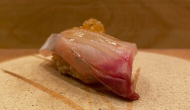 Shima Aji tastes better with a little dose of age