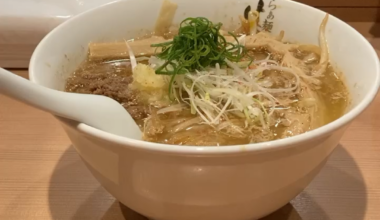 Yakimiso Ramen Winter Special at Ramen Hayashida in Tokyo