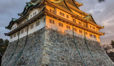 Nagoya Castle at Sunset