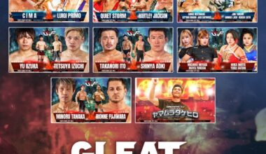 FYI SANADA and BUSHI will be wrestling at GLEAT Ver.4 against T-Hawk and Kaz Hayashi