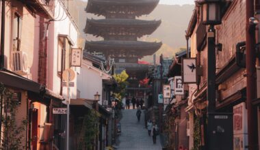 Hokan-Ji temple in the early morning light