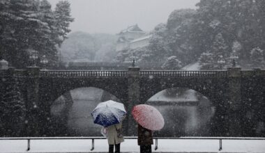 Snowy Tokyo