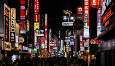 Night shot around Shibuya