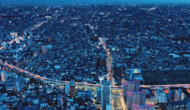 Osaka City - View from Abeno Harukas