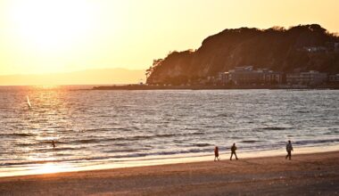 Today’s sunset at Sagami Bay