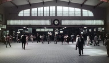 Just got a new slide scanner. Here's one of my favourites that I have rescanned on it: Nagoya Train Station, Japan. Photo taken in the 1960s.