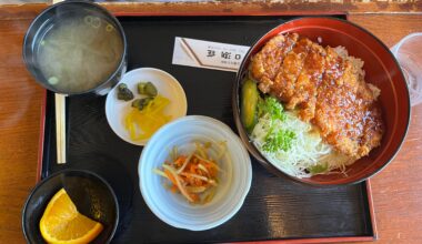 Koushukatsu at Kawaguchiko lakeside restaurant