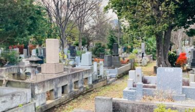 The Zoshigaya Cemetery, Tokyo