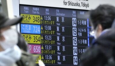 Tokyo-Osaka bullet train services suspended for 4 hrs due to blackout