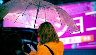 Neon/Shibuya/Rain cliche