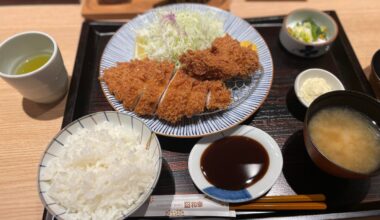 Tonkatsu Wako from Shibuya Mark City with my boyfriend