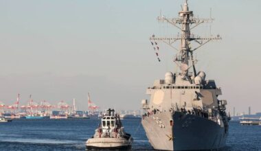 U.S. Navy adds submarine-hunting destroyer to Japan fleet