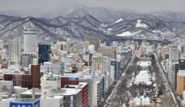 Sapporo in wintertime