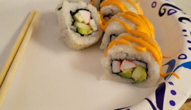 First homemade sushi