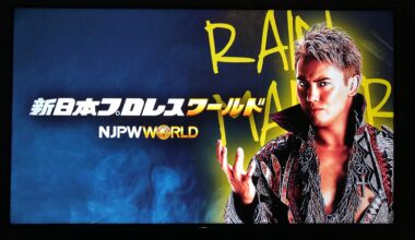 Who remembers the screen saver from NJPW World years ago? Here's one with the current IWGP World Heavyweight Champion.