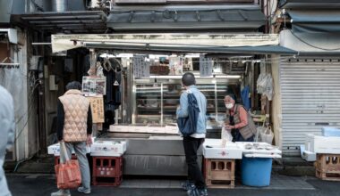 Fish Market in Nippori, Tokyo