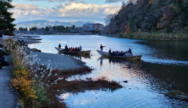 Dusk over the Katsura River, Arashiyama