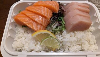 Salmon and Tuna don from Vancouver