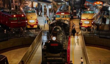 A railway museum in Saitama