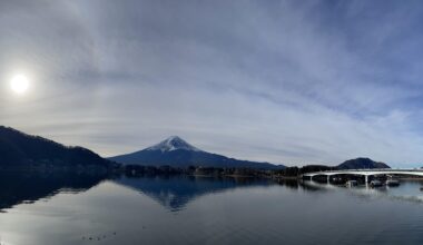 Double Fuji at Kawaguchiko